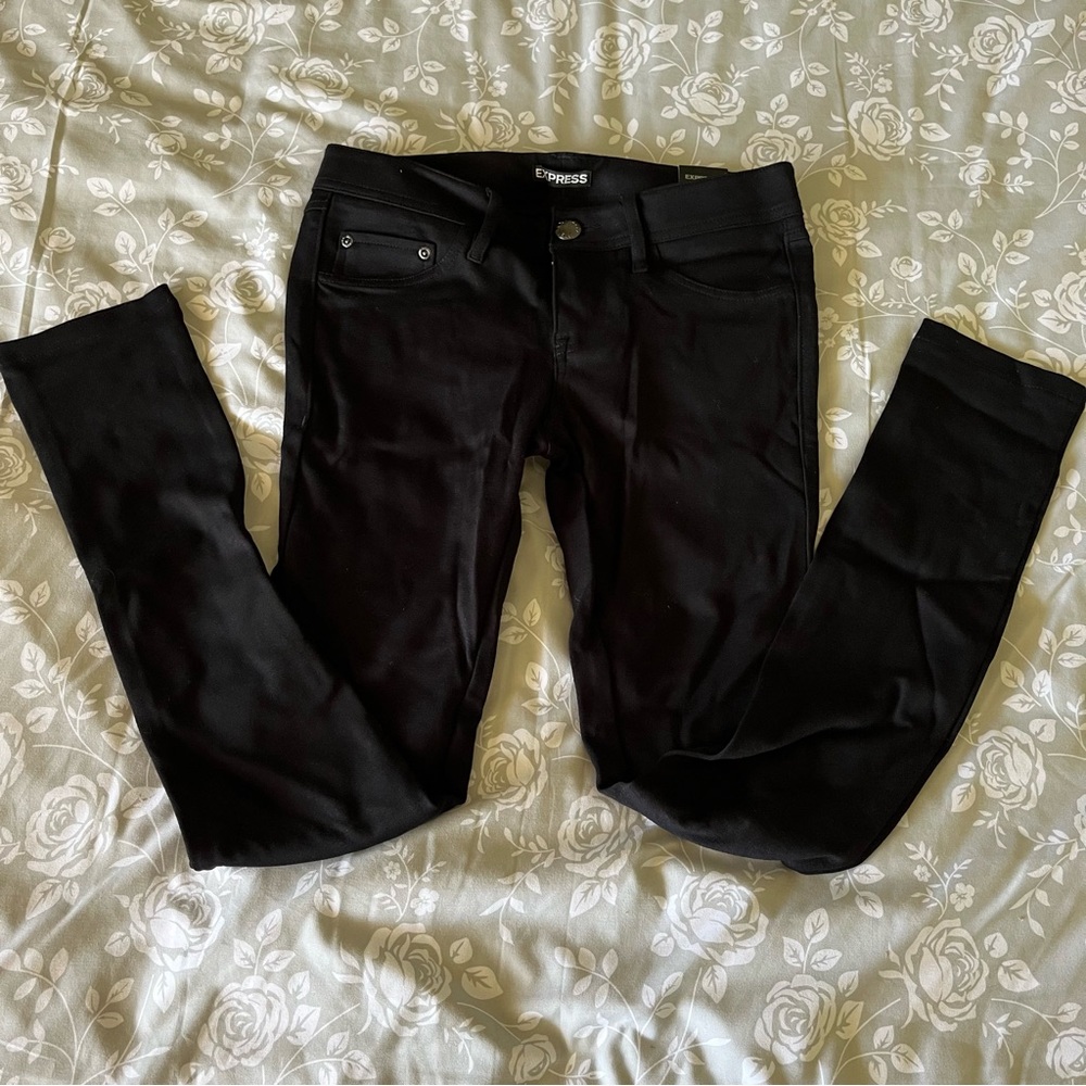 NWT Express Stella Legging Regular Fit Low Rise XS Black